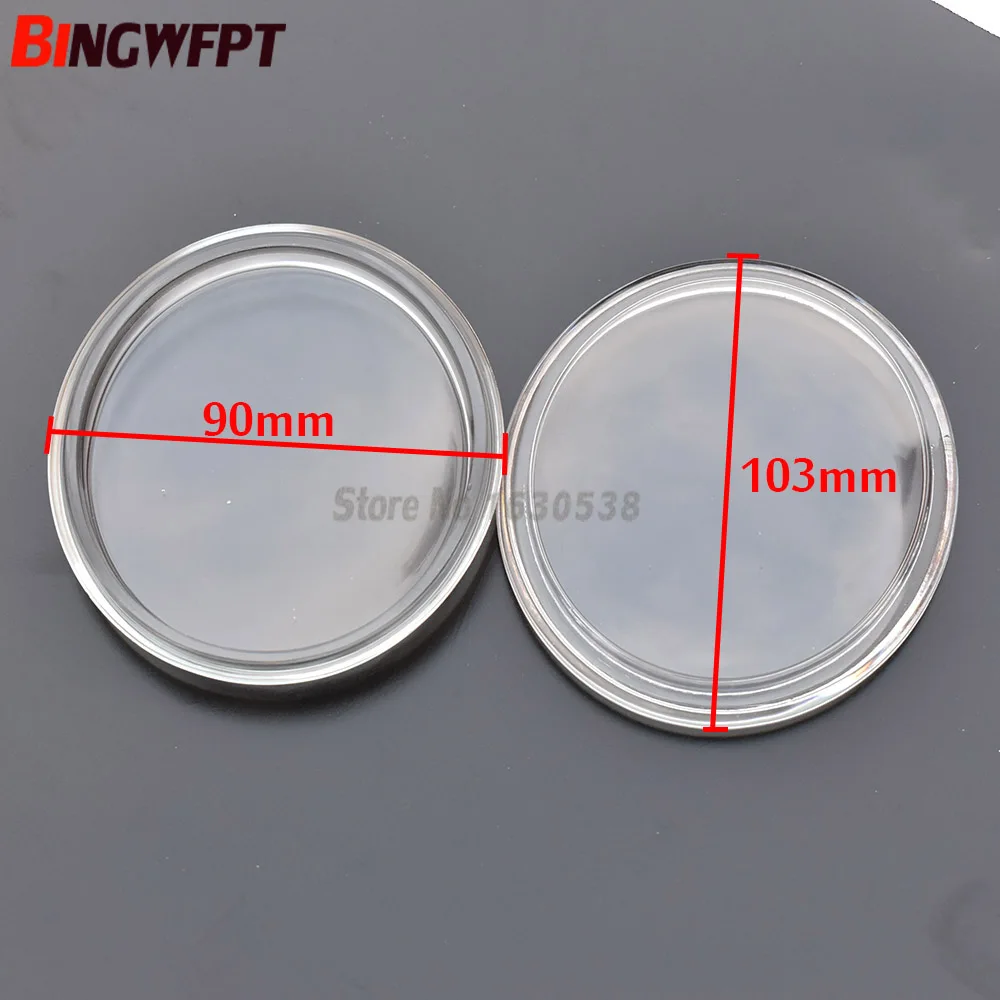 2pcs Oval 90X103mm Fog Lamps Lights Tempered Glass Anti-fog Glass For Renault CLIO 2/3 LAGUNA MODUS ESPACE 4 GRAND MODUS WIND