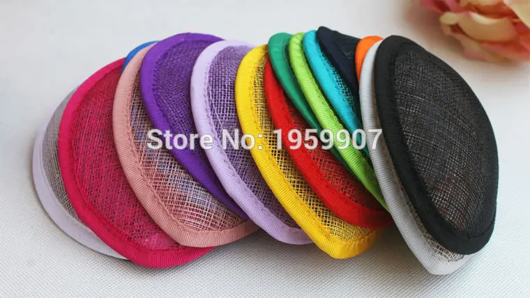 Sinamay Teardrop Base Fascinator Base for Headpiece 20pcs/lot #20Color view 2