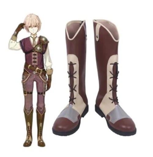 

Fire Emblem Echoes Shadows of Valentia Klif Cosplay Costume Boots Shoes Halloween Party Custom Made for Adult Shoes Accessories