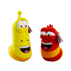 10cm LARVA Plush Toys Yellow Insect Red Insect Hot Cartoon Larva Toys Stuffed Doll