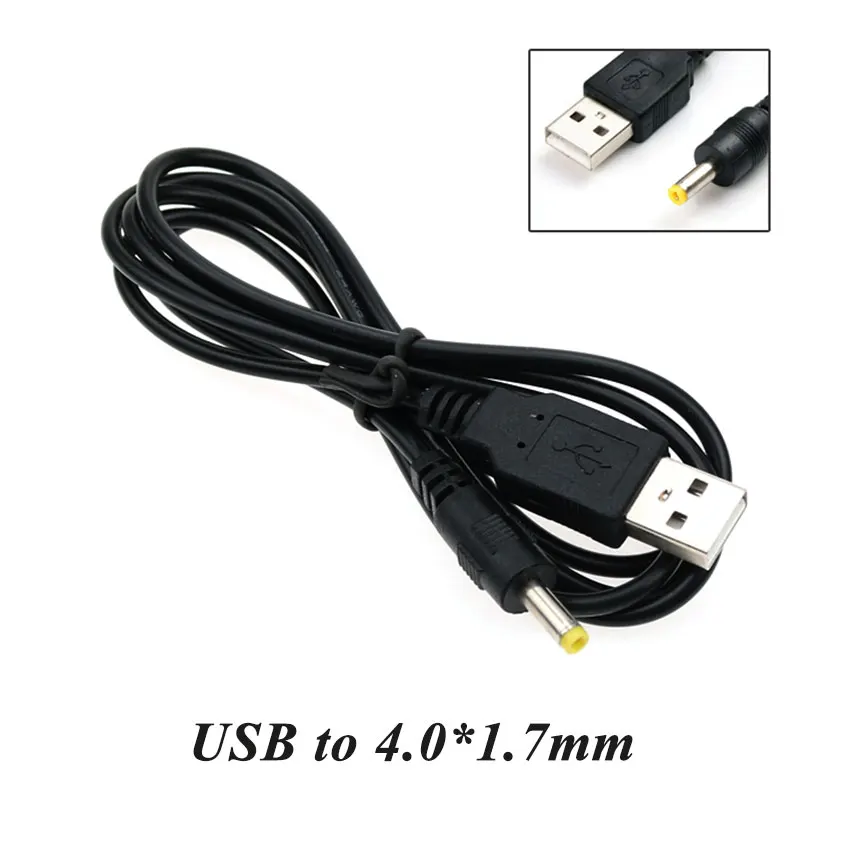 cltgxdd USB Male to 5.5*2.1 4.0*1.7 3.5*1.35 2.5*0.7 2.0*0.6 mm DC Jack Power Connector Charger Cable AC plug Transfer charging