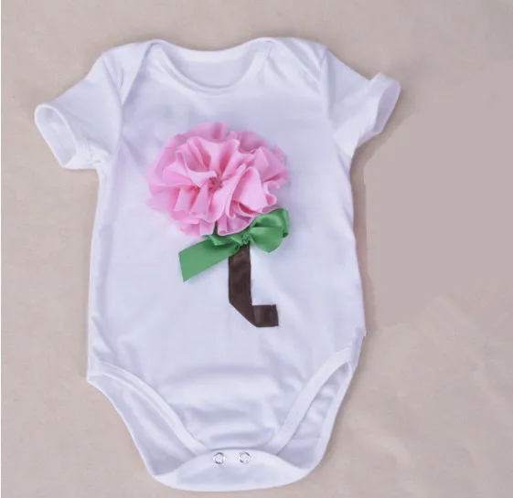 Neugeborenen baby mädchen bodys Blume kuchen kleinkind baumwolle overall kleidung Infant geburtstag mädchen outfit roupas infantil meninas