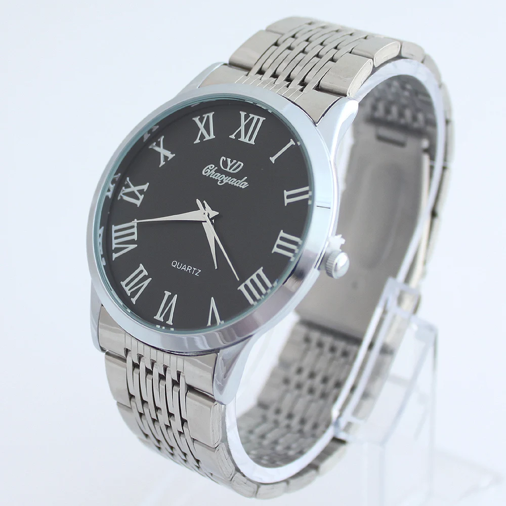 Fashion Top Brand Luxury QUARTZ Wanita Jam Tangan Pria QUARTZ-Watch Stainless Steel Jam Pria Pria Warna Pecinta Watch