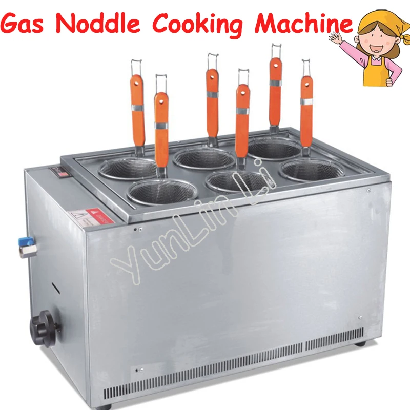 

Commercial Gas Bench Cooker Stainless Steel Pasta Cookware Noodle Cooking Machine