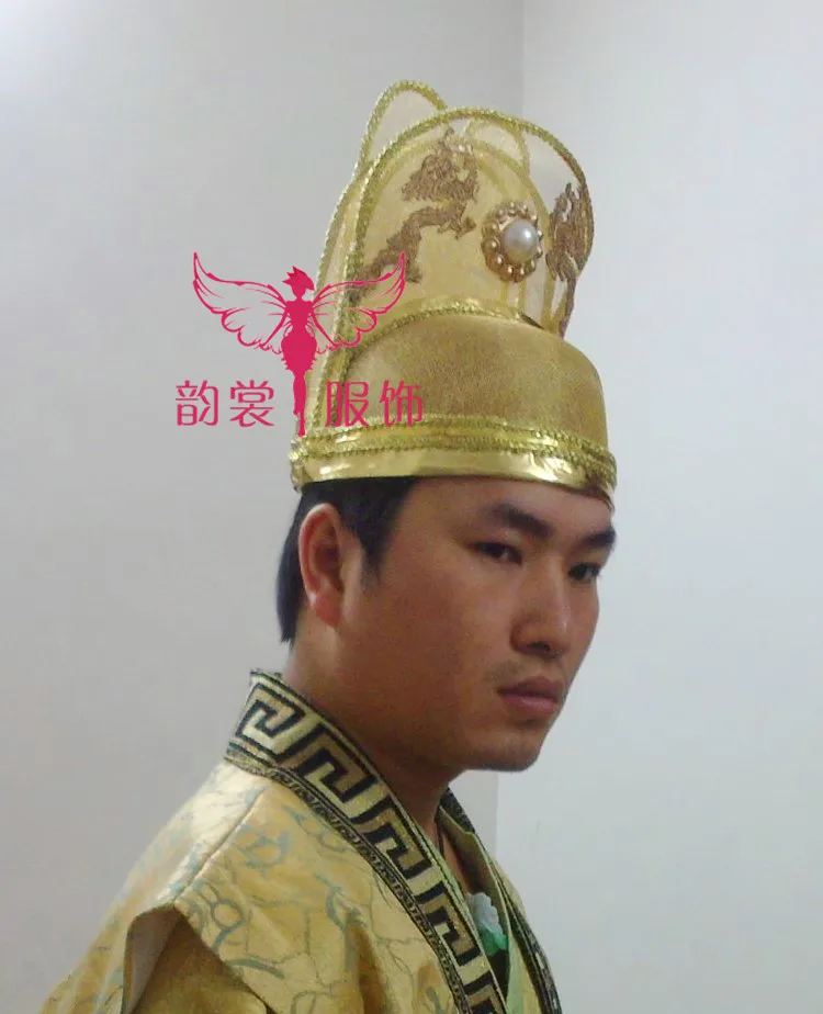 Tang Emperor Photography or Stage Use Hair Tiaras for Men Male Hat