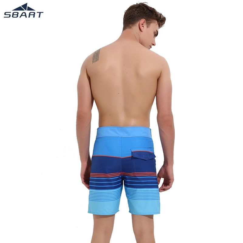 Sbart Men Beach Shorts Sunscreen Swimming Comfortable Dive Colour Shorts UV Sunscreen Surfing Loose Beach Swim Pants