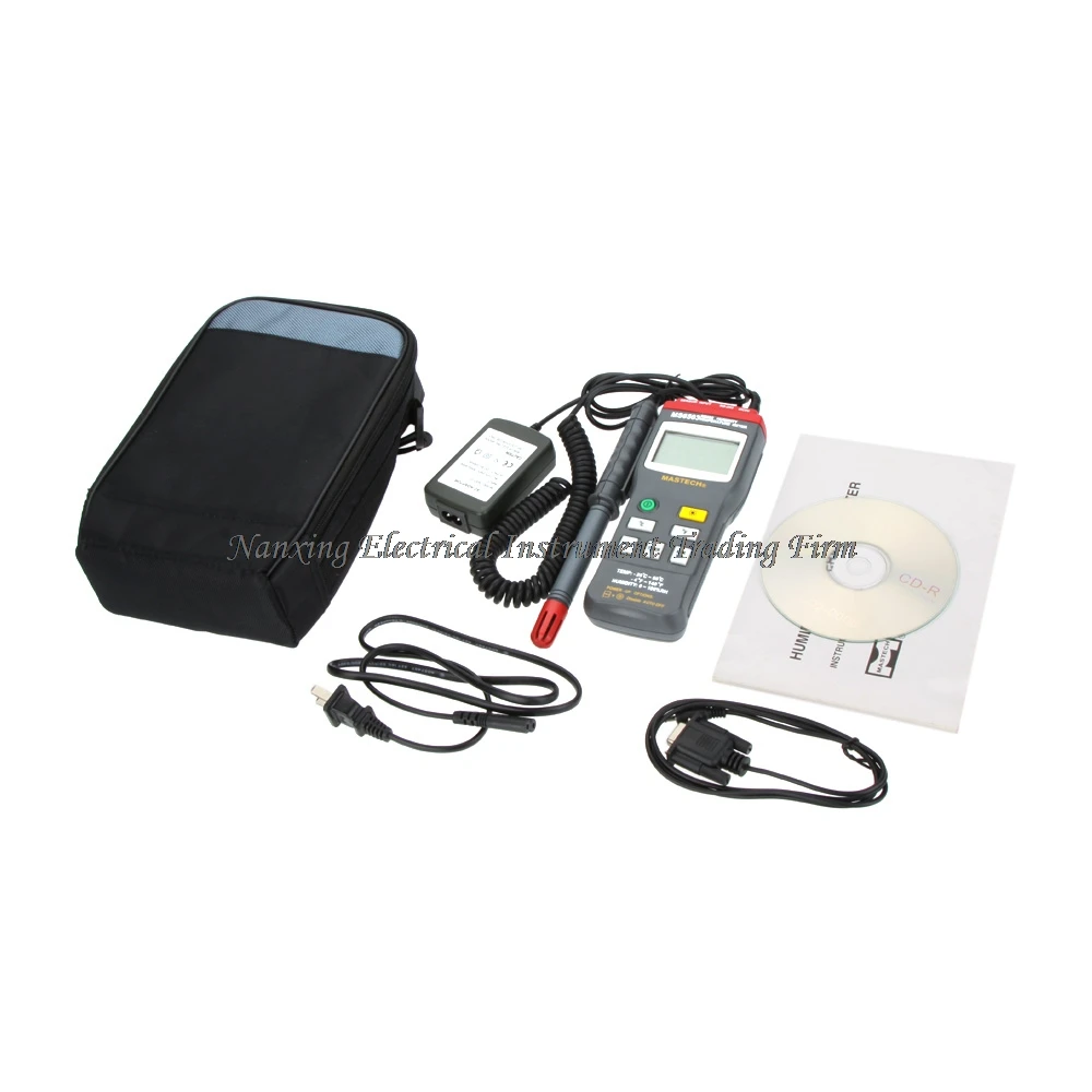 Chegada rápida mastech ms6503 digital thermo-higrômetro termômetro temperatura medidor de umidade termometro testador rs232 interface