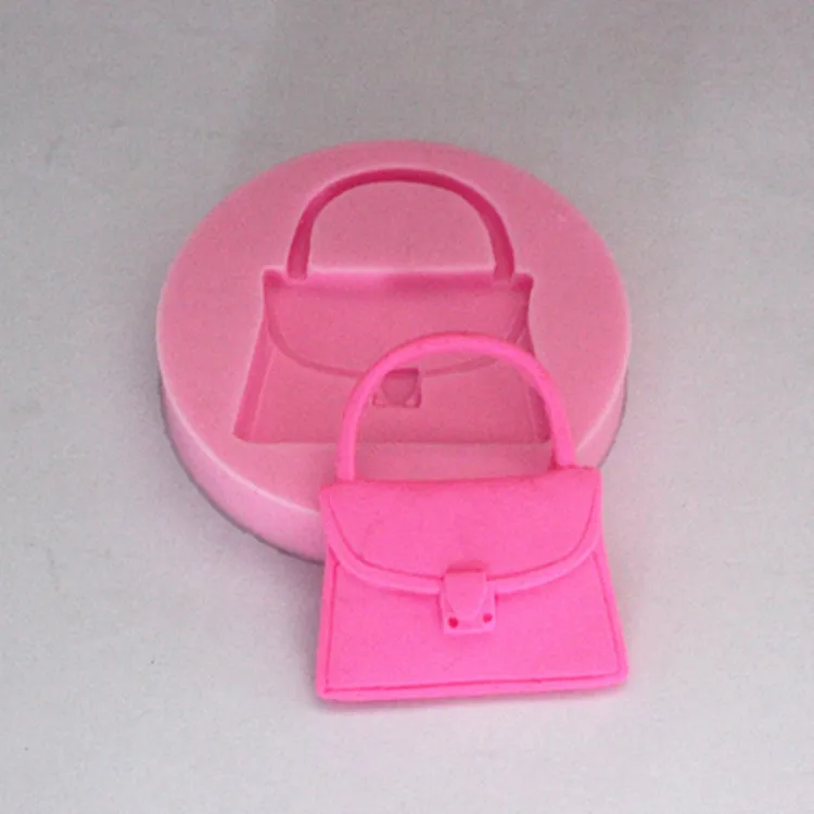 Ladies Handbag Silicone Fondant Silicone Sugar Craft Molds DIY Cake Decorating    FM123