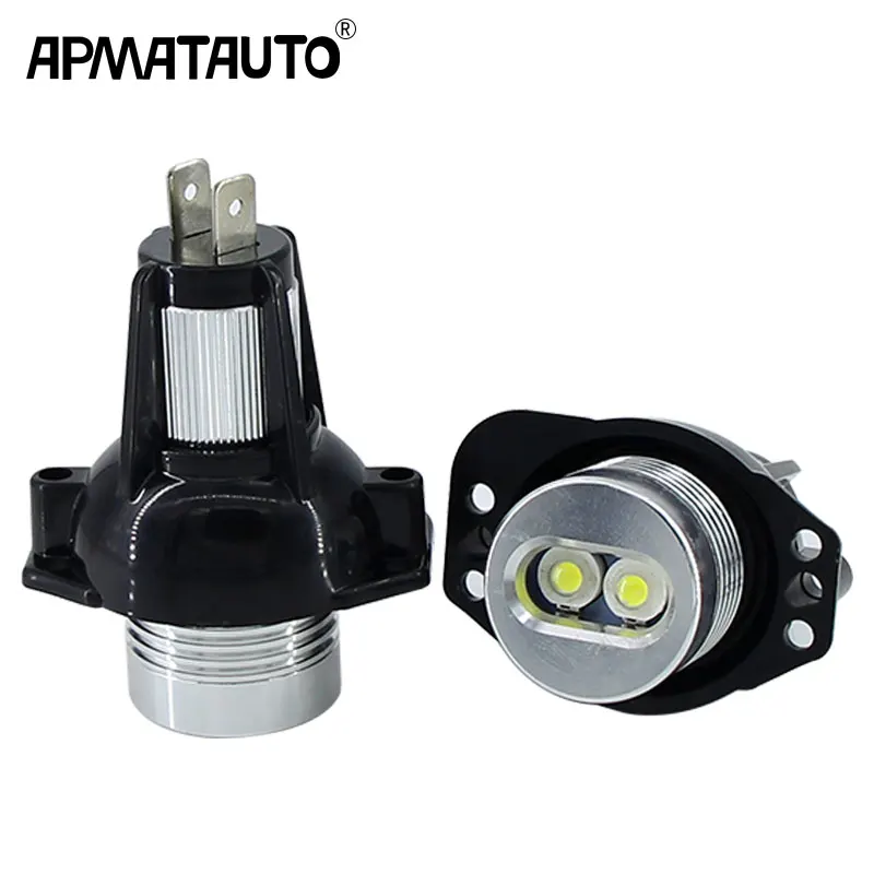 2pcs x CANbus 10w LED עיני מלאך מרקר אורות נורות שגיאת משלוח לבן/אדום/כחול עבור BMW E90 E91 3 סדרת 325i 328i 335i 2006-2008