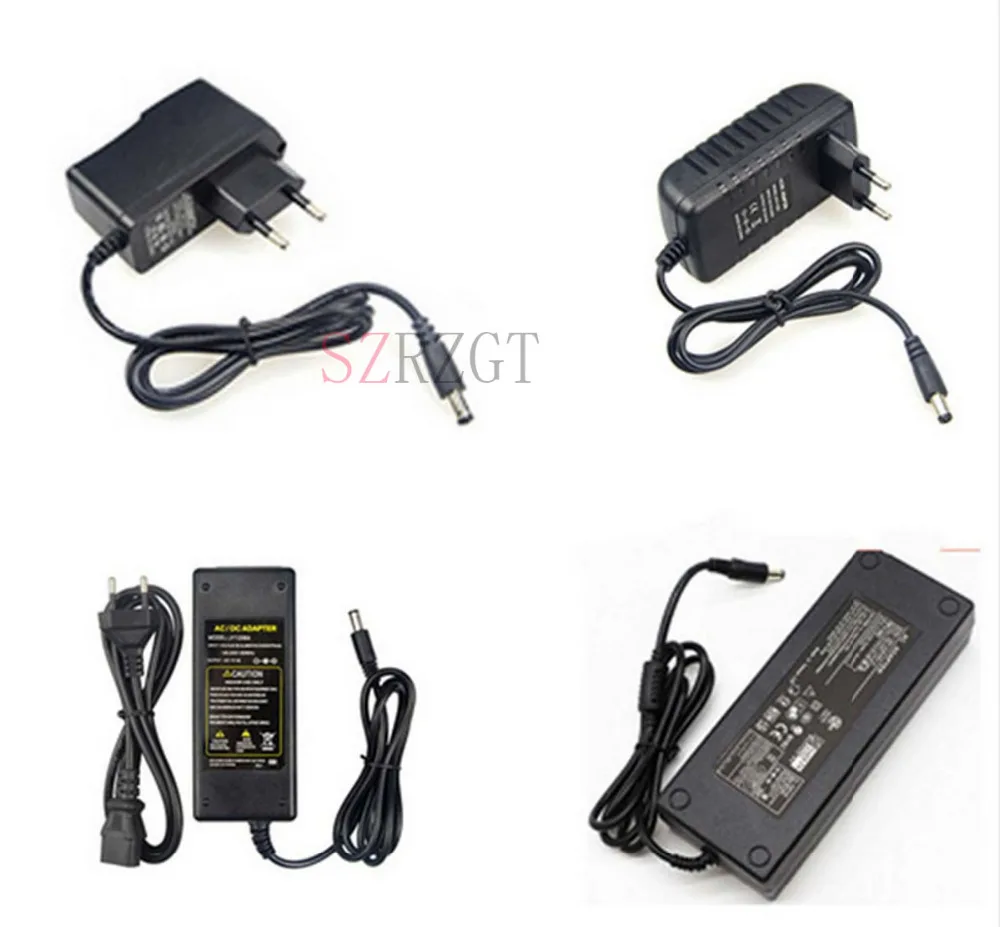 DC12V Adapter AC100-240V Lighting Transformers OUT PUT DC12V 1A / 2A / 3A Power Supply +cable for LED Strip