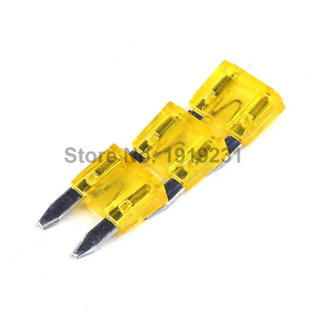 20PCS 20A ATM Mini Fuse Auto Car Boat Motorcycle Blade