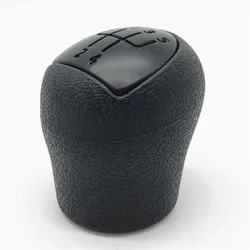 Black ABS For Renault Kangoo Clio 2006 2007 2008 Manual Gear Shift Knob Lever Shifter Sitck Pen Head Handball