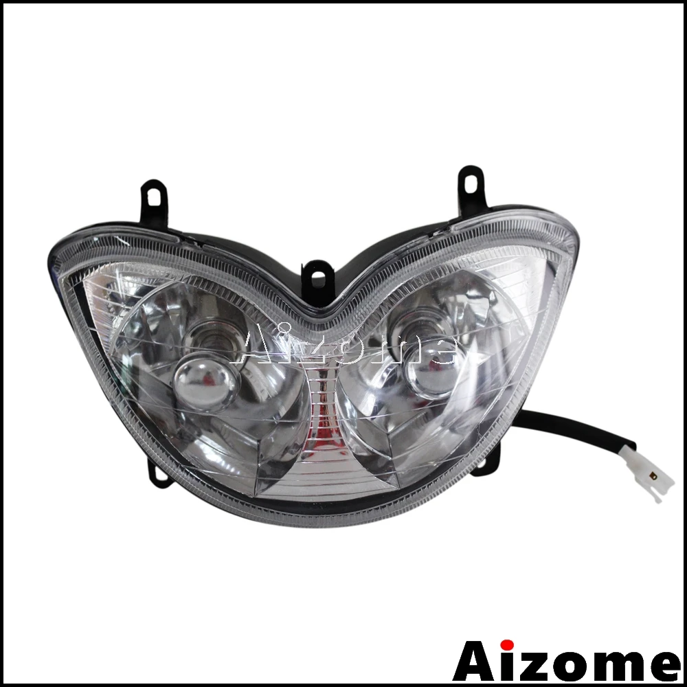 Black Skull Headlight Streetfighter Custom Motorcycle Headlight Mask Fairing For Kawasaki Suzuki Yamaha Street Bike