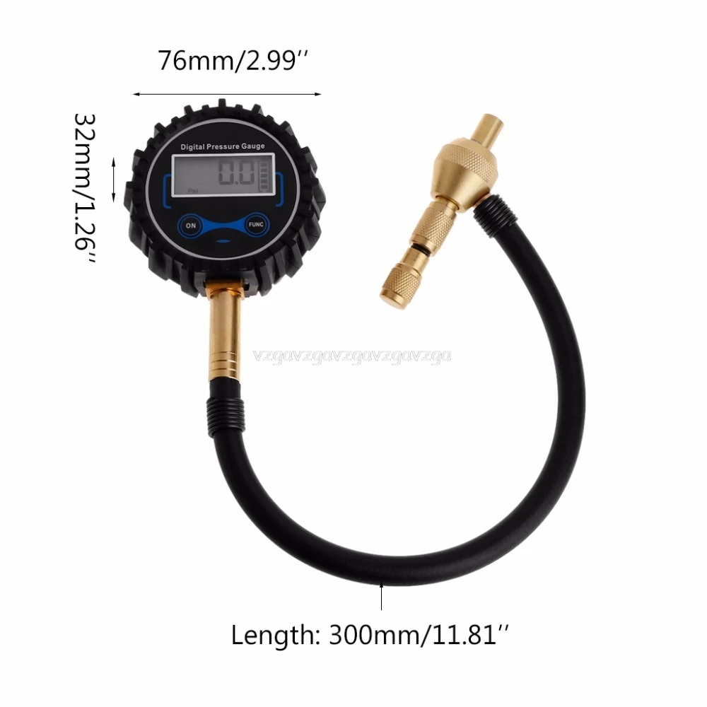 Digital Rapid Tyre/Tire Deflator Car Trucks Tire Pressure Gauge Air Deflators Off-Road Vehicle 4WD 4X4 Accessories with Pressure