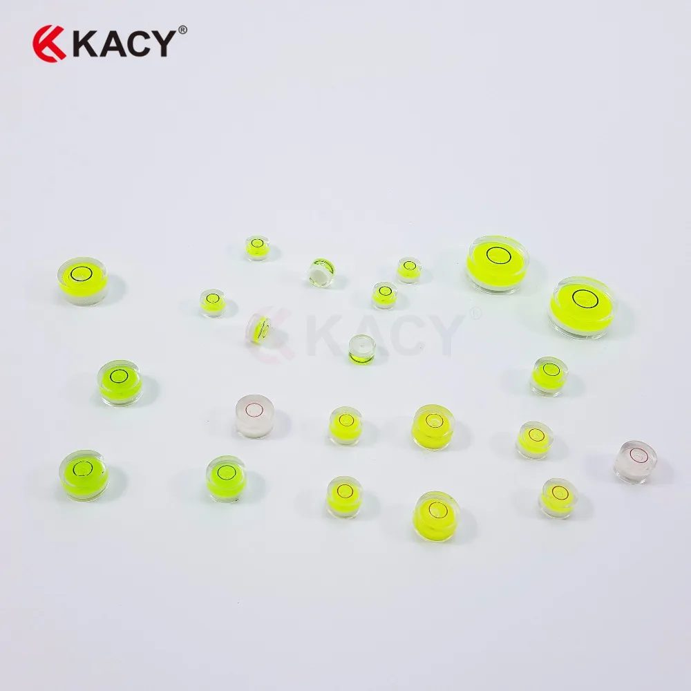 KACY 10 шт./лот 16x14x7.5мм пузырьковый спиртовой уровень градуса отмеченный уровень поверхности для измерительного инструмента