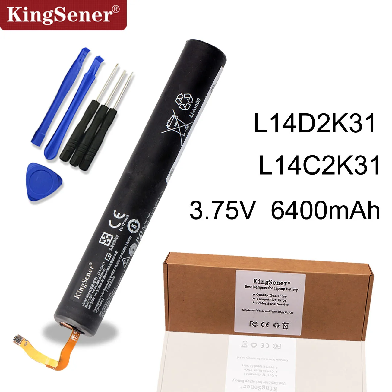 

Аккумулятор KingSener L14C2K31 для ноутбука LENOVO YOGA Tablet 2-830L 2-830LC 2-830F 2-851F 2 830L 830F 830LC L14D2K31