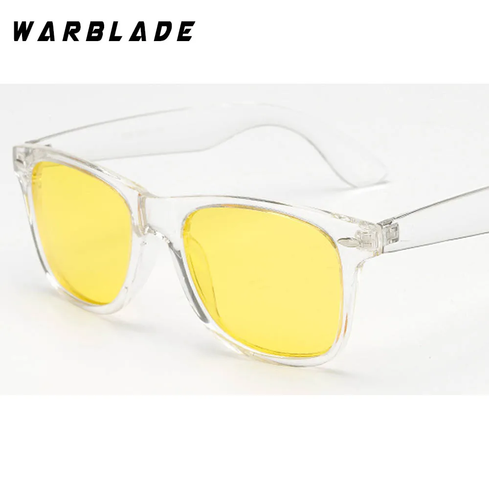 

WarBLade Brand Unisex Square Vintage Polarized Sunglasses mens Women Rivets Night Vision Retro Sun glasses gafas oculos UV400