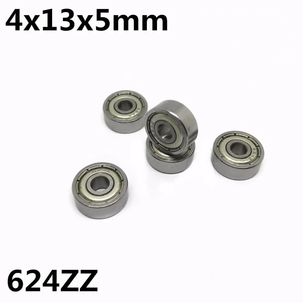 10 pz 624ZZ R-1340HH 4x13x5mm Profondo della scanalatura cuscinetto a sfere In Miniatura cuscinetti di Alta qualità Avanzata 624Z