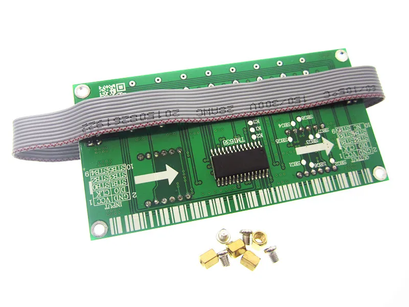 JY-LKM1638, F71A 8* Digital Tube + 8* Key + 8* Double Color LED Module TM1638 Can be Cascaded Replace Integrated