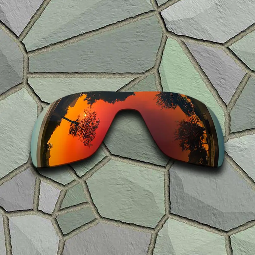 

Red Orange Sunglasses Polarized Replacement Lenses for Oakley Turbine Rotor