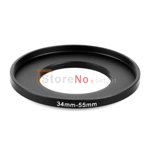 

100% New 34mm-55mm Step Up Metal Adapter Ring / 34mm Lens to 55mm Accessory