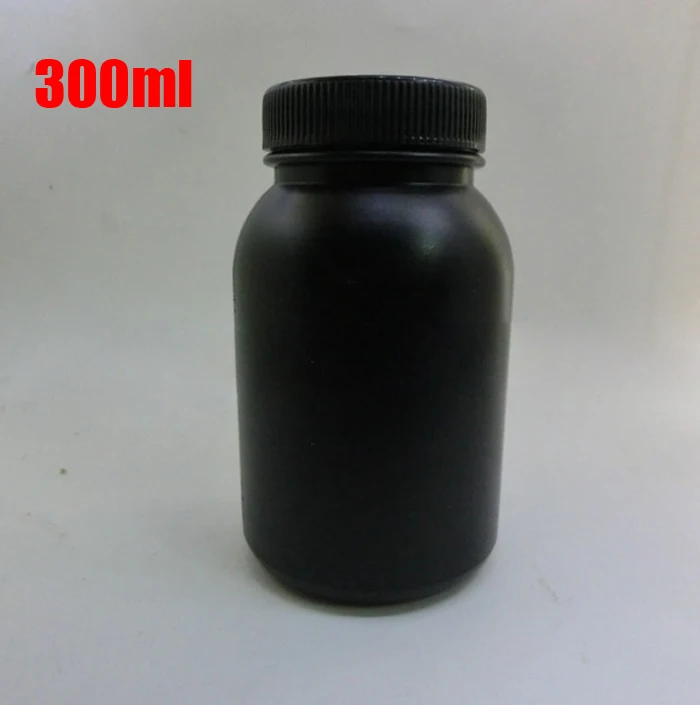 

20pcs 300ml Black Color HDPE Bottles, Plastic Packing Bottles, Powder Storages, Capsules Containers Screw Caps with Inner Lids