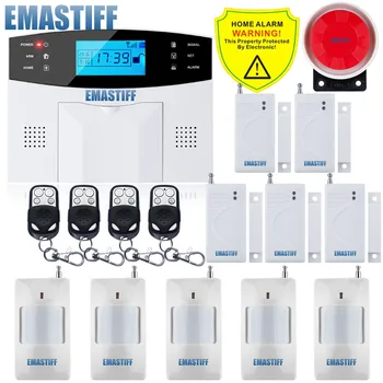 New IOS Android APP Wired Wireless Home Security Tuya WIFI PSTN GSM Alarm System Intercom Remote Control Autodial Siren Sensor 6