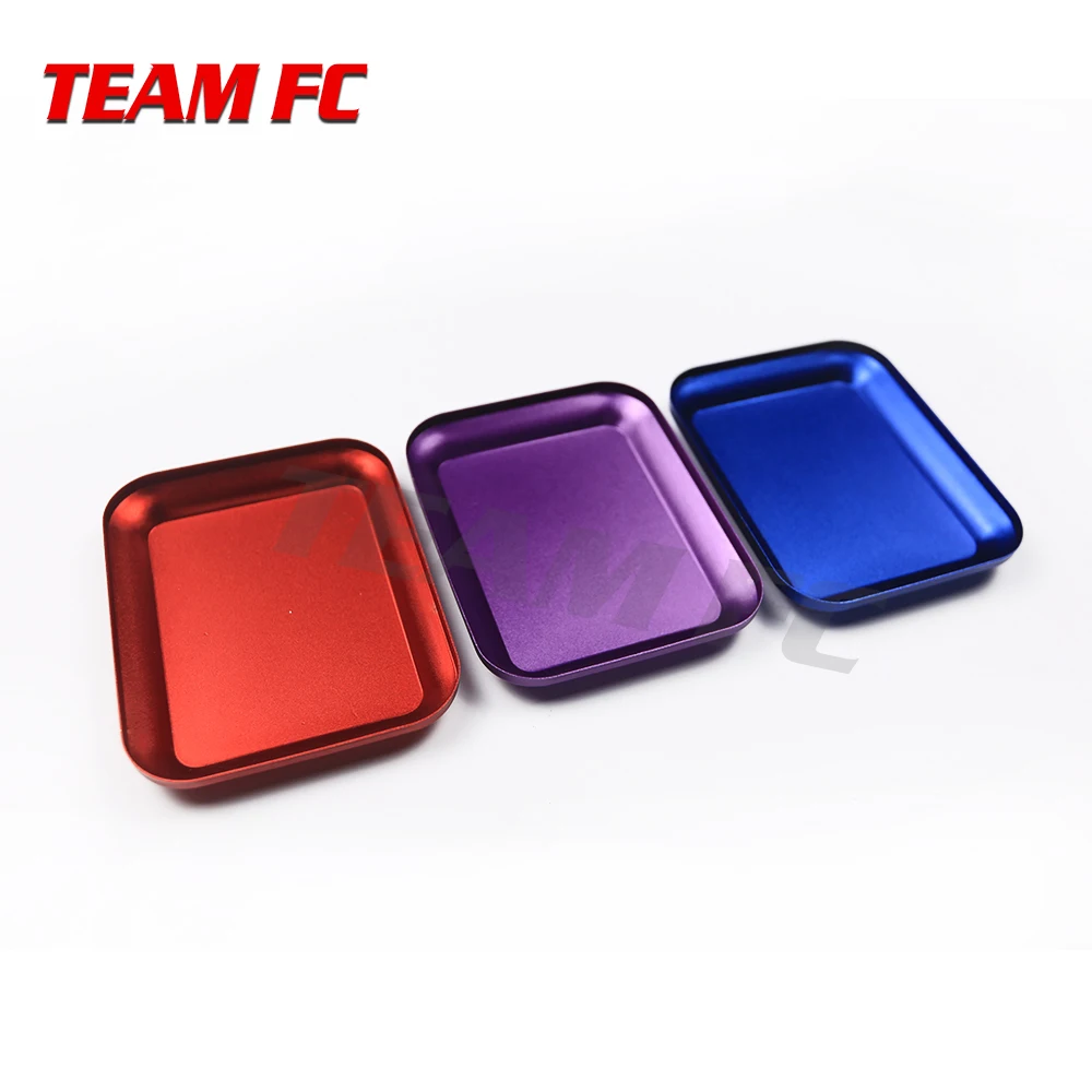 1pcs Electronics Repairing Hand Tool Plate Trays Aluminum Alloy Screw Tray with Magnetic for RC Model Phone Repair S182