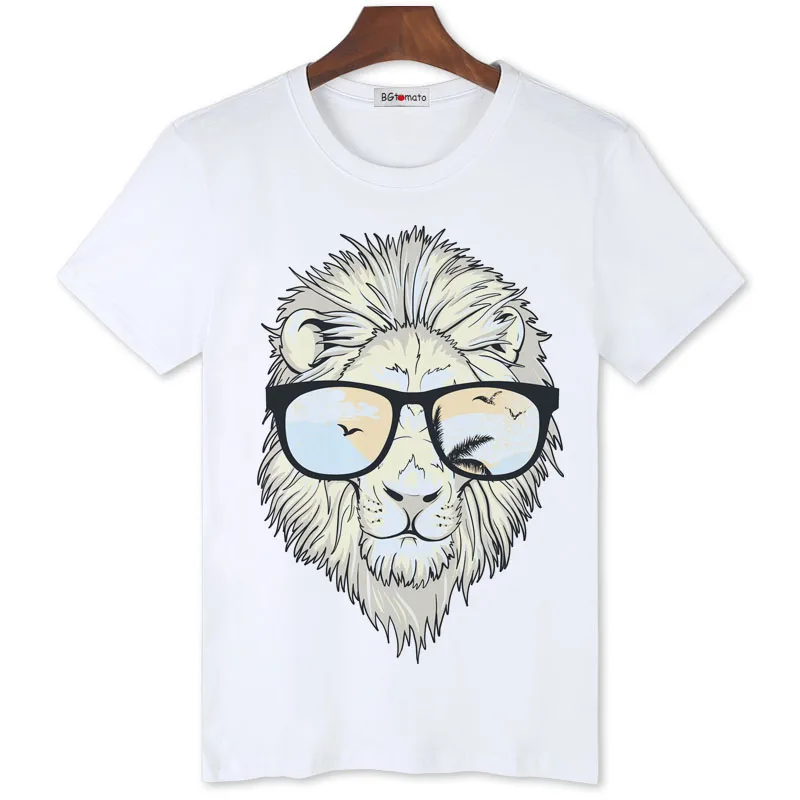 Bgtomato New style super cool the king lion T-shirts men's hot sale popular summer shirts Original brand good quality casual top