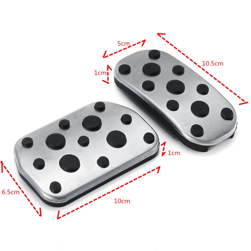 Fuel Brake Pedals for Toyota CHR C-HR 2018 2019 Anti-Slip Aluminium Alloy Gas Accelerator Stop Car Interior Pedal Cover Trim Pad