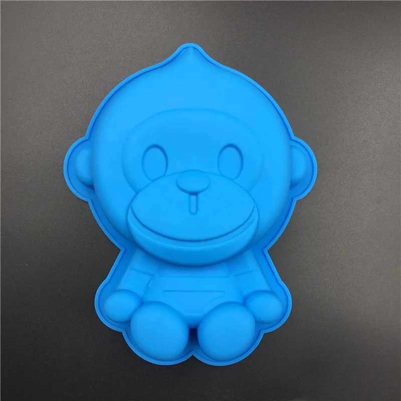 Single Monkey Shaped Silicone Cake Mold Handmake DIY Bread Mould Silicone Moulds For Cake Decorations