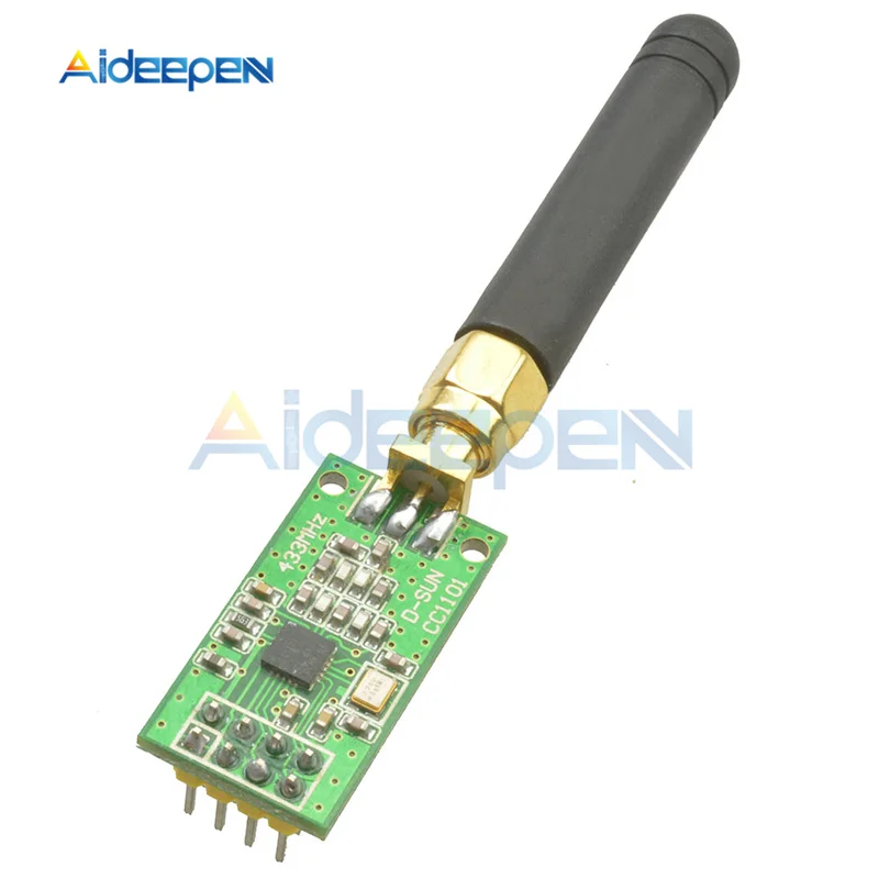 CC1101 ไร้สาย RF Transceiver Board 315/433/868/915MHZ SMA เสาอากาศไร้สายโมดูล 1.8-3.6V 30mA GFSK MSK Modulation