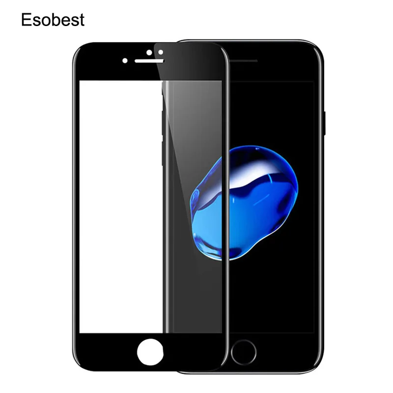 Esobest 3D soft Edge Full Cover Tempered Glass For iPhone 6 S 6S 78 Plus Screen Protector premium Protective film for iphone x