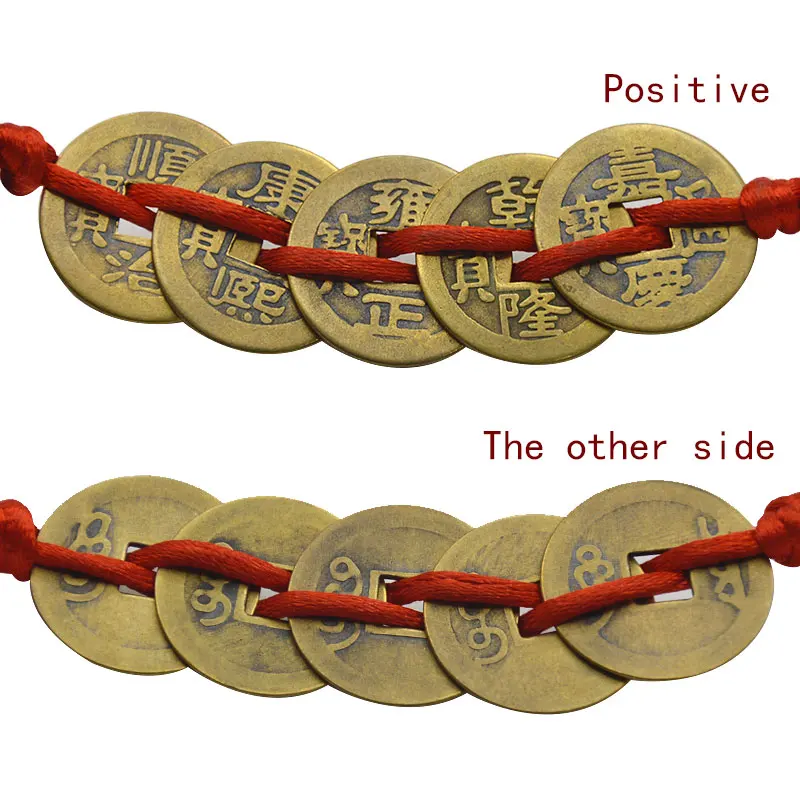 Chinese Feng Shui Decorating Tai Chi  Wu Lou Hu Lu Miniaturas Copper Alloy Gourd Amulet Home Decoration Accessories Vintage
