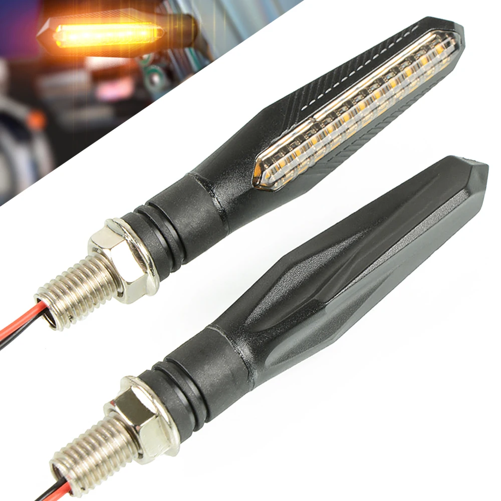 Motorcycle Turn Signal Light accessories CB190 MT-09 LED waterproof turn signal motorbike 150NK 12V warning light flow indicator