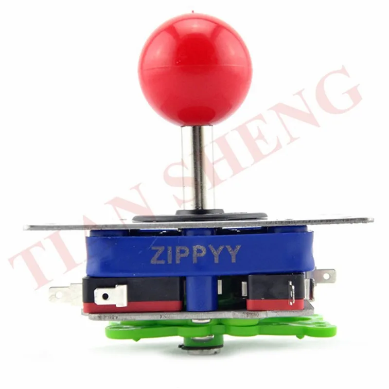 2PCS/Lot 2/4/8 Way Operation Long/short shaft Arcade Zippyy Joystick for Arcade Games Machine Switchable Ball DIY Stick