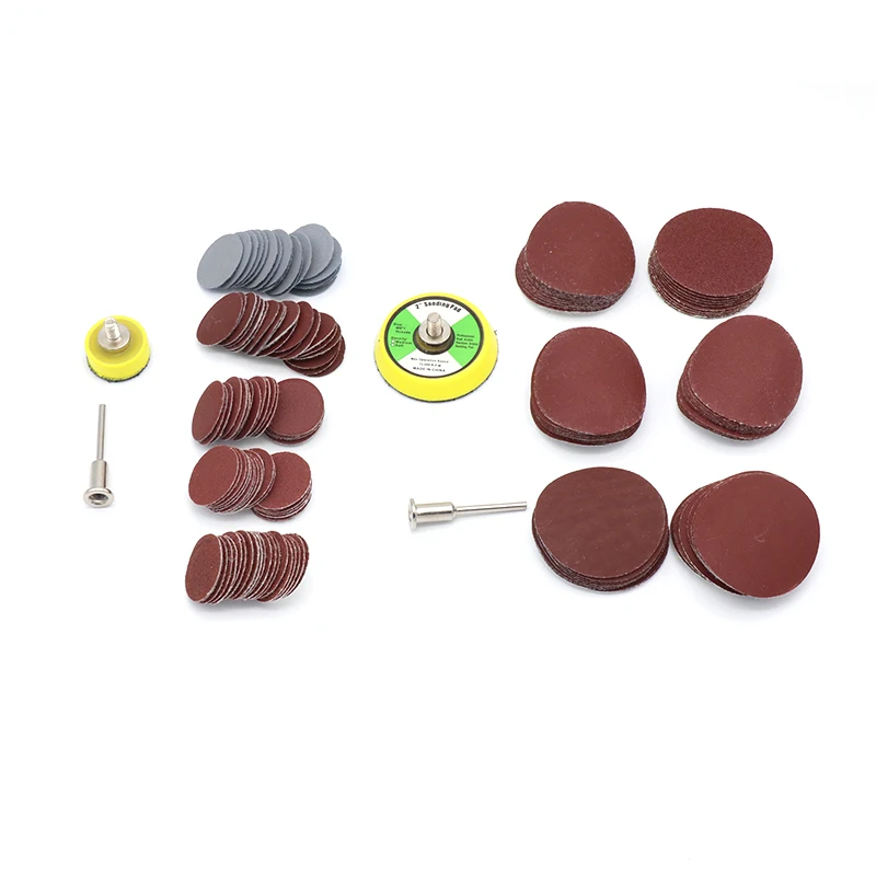 60/100Pcs 1/2นิ้ว100-3000 Grit รอบ Self Adhesive กระดาษทราย + 1Pcs แผ่นทรายแผ่นดิสก์ขัดสำหรับ Sander Abrasive เครื่องมือ
