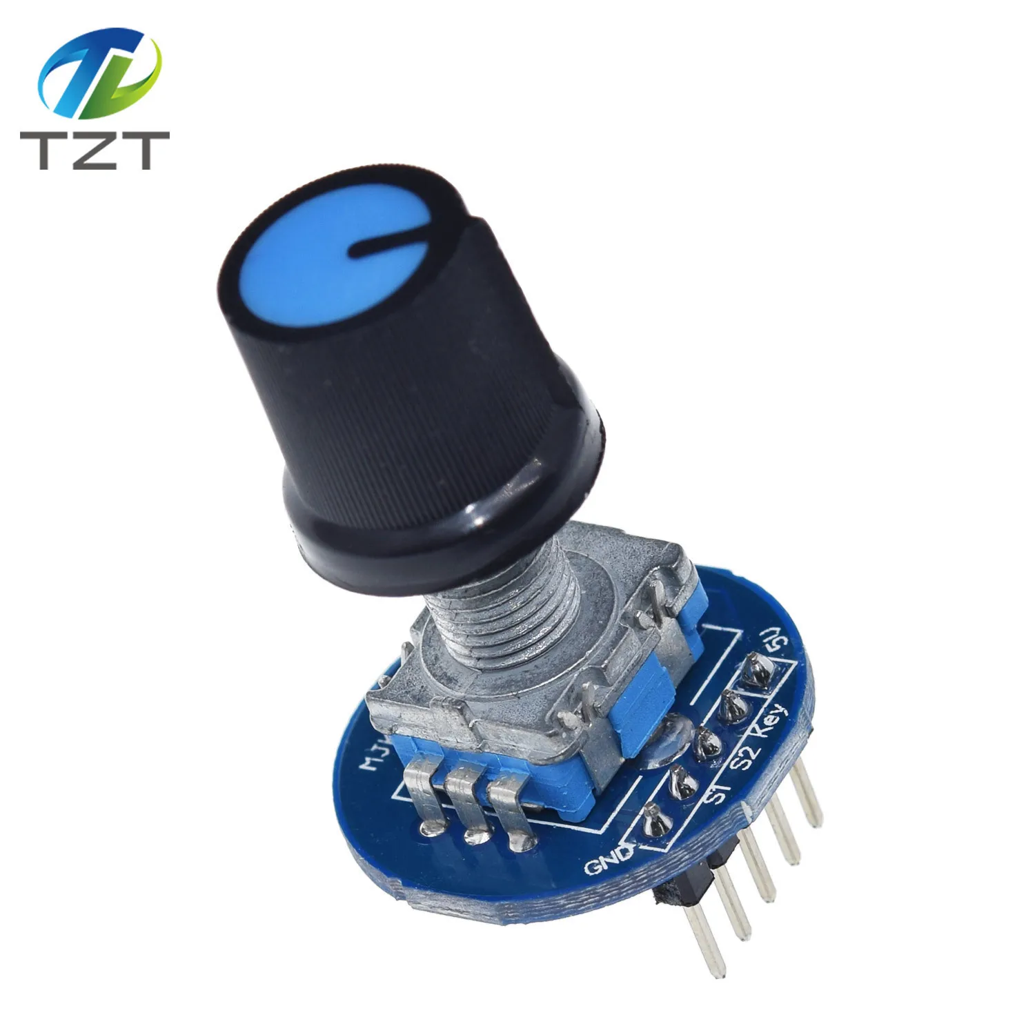DIYTZT 1/3PCS Drehgeber Modul für Arduino Ziegel Sensor Entwicklung Runde Audio Rotierenden Potentiometer Knopf Kappe EC11 – Detail 2