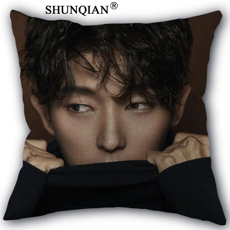 New Lee Joon Gi Cotton Linen Pillowcase Wedding Decorative Pillow Case For Home Pillow Cover 45X45cm One Sides