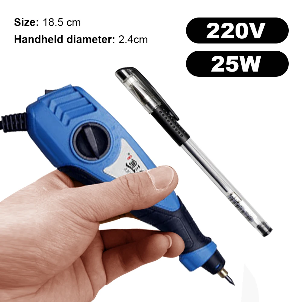 25W Điện Bút Khắc Chữ 220V Máy Khoan Dụng Cụ Điện Có Điều Chỉnh Tốc Độ Cho Khắc Đá/Gỗ/Kim Loại/Thủy Tinh/Nhựa