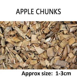 450g Apple Wood Chips for Grilling and Smoking Sawdust Wood Chunks for Smoking Meat BBQ Grilling Hickory Oak Cherry Fruit Wood