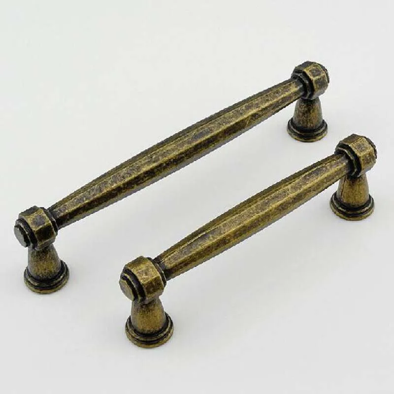 

128mm vintage furniture door handles antique brass kitchen cabinet drawer handle dresser cupboard door pull handle 5" knob