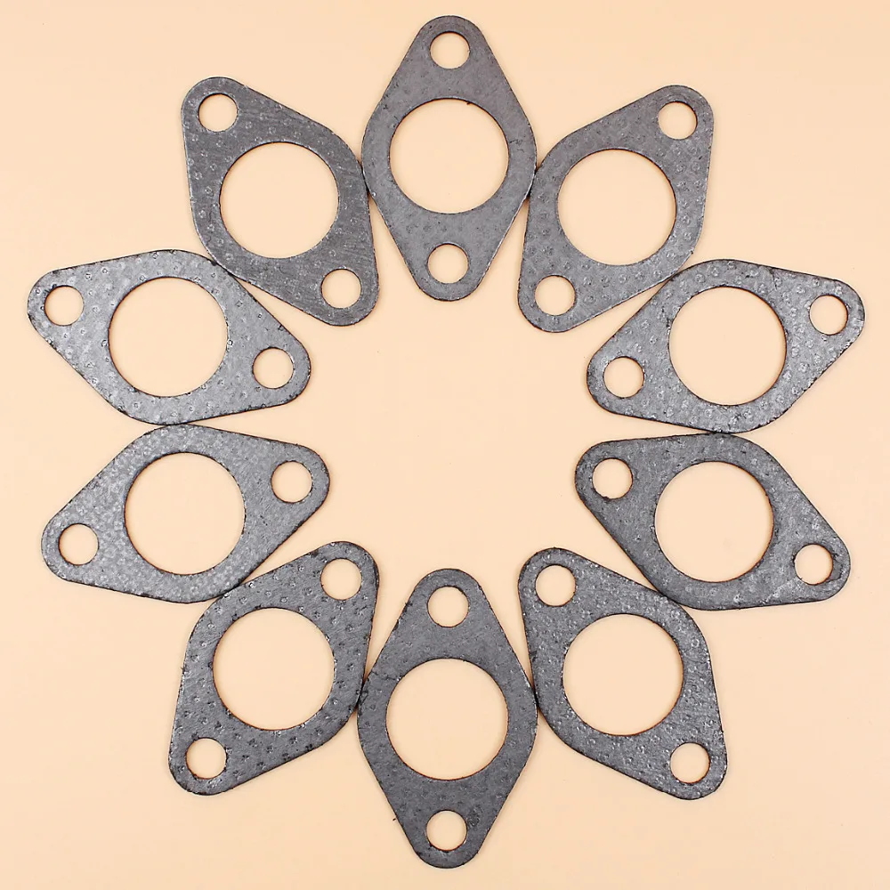 

10Pcs/lot Muffler Gasket Fit HONDA GX390 GX340 GX270 GX240 Chinese 188F 11hp 13hp 4-Stroke Gasoline Small Motor Engine Generator