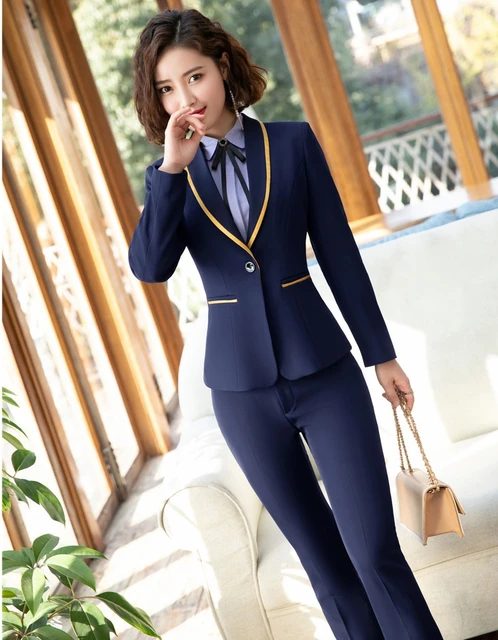 Business Suit Office Coat Design For Ladies Business Attire