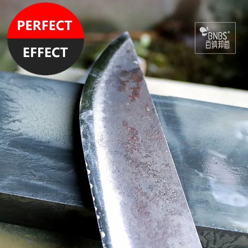 BNBS Fine polishing 3000# Natural mud whetstone,Pedicure/Woodworking Knife Grinder water stone Guangxi stone 200*55*28mm