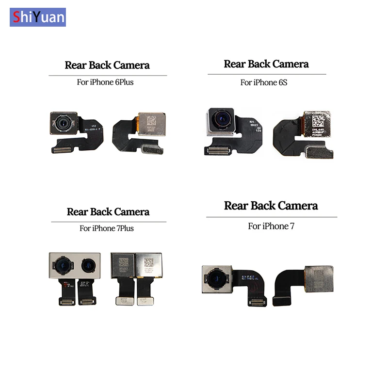 Back Rear Camera Flex Cable For iPhone 6 6Plus 6S 6S Plus 7 7P 8 8Plus SE 2020 5S 5C Big Camera Module Replacement