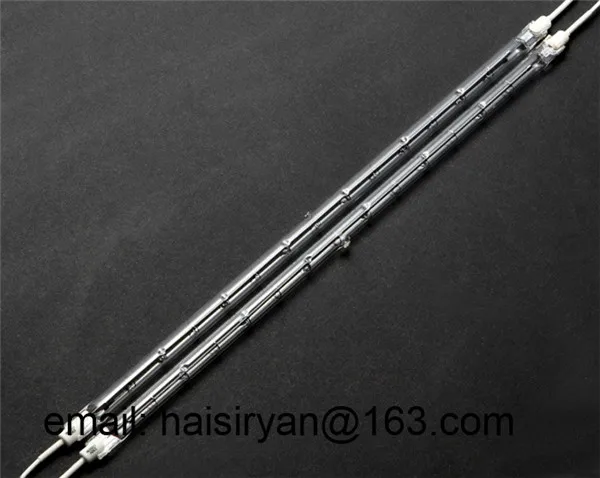 

customized 500w 350mm far Single tube Electric halogen IR quartz glass heater pipe