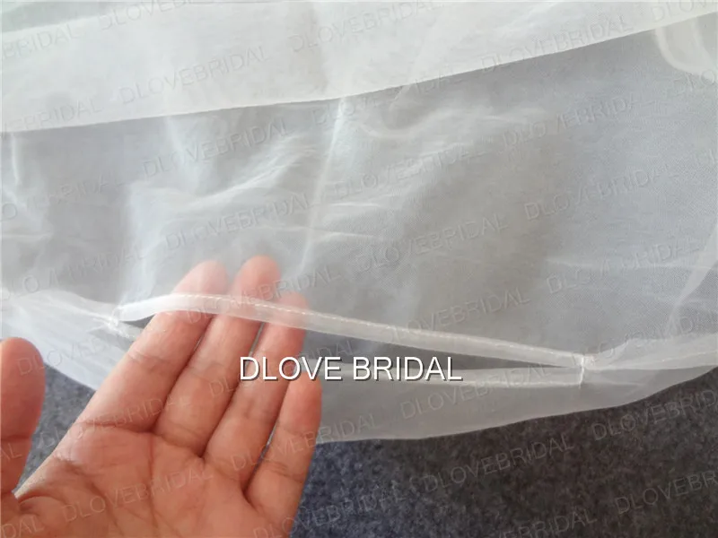 DLOVE BRIDAL Petticoat Buddy Wedding Dress Soft Tulle Gather Skirt Underskirt Save You From Toilet Water Drop Shipping