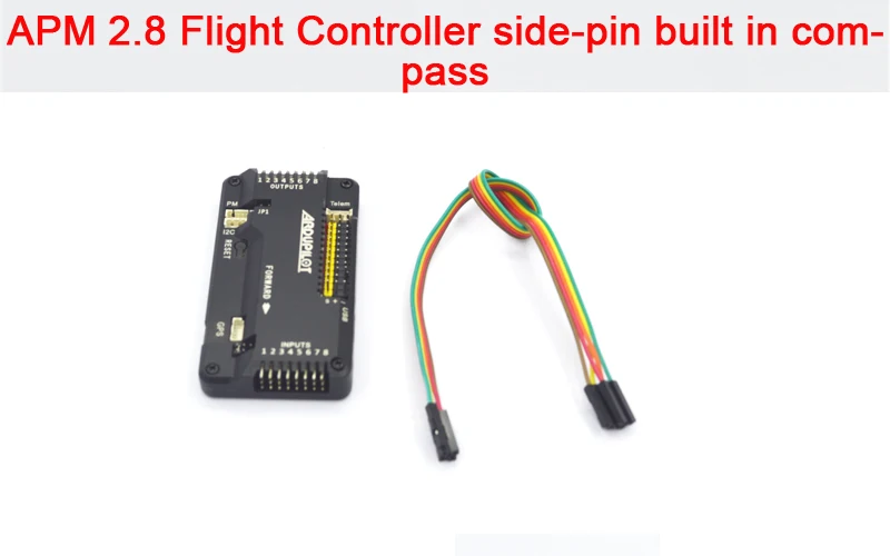 APM2.8 ArduPilot Mega 2.8 APM tableau de contrôle de vol avec étui de protection pour avion Multicopter Rc