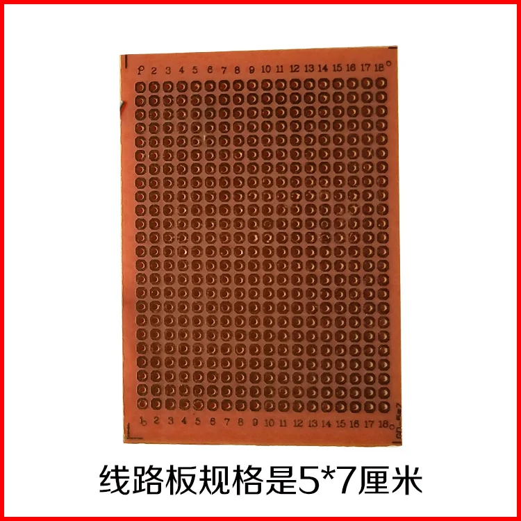 Hàn Thực Hành Học Sinh Sử Dụng 5*7CM Bảng Mạch In Thành Phần Gói DIY PCB Hàn Các Linh Kiện Điện Tử Mạch Nhỏ làm Cho